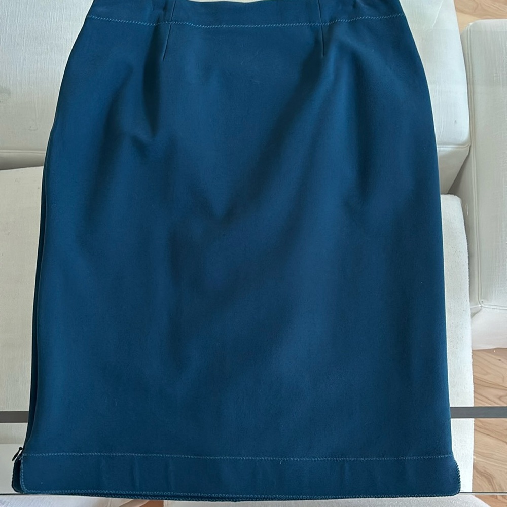 Teal Blue Marie Saint Pierre Louane Skirt